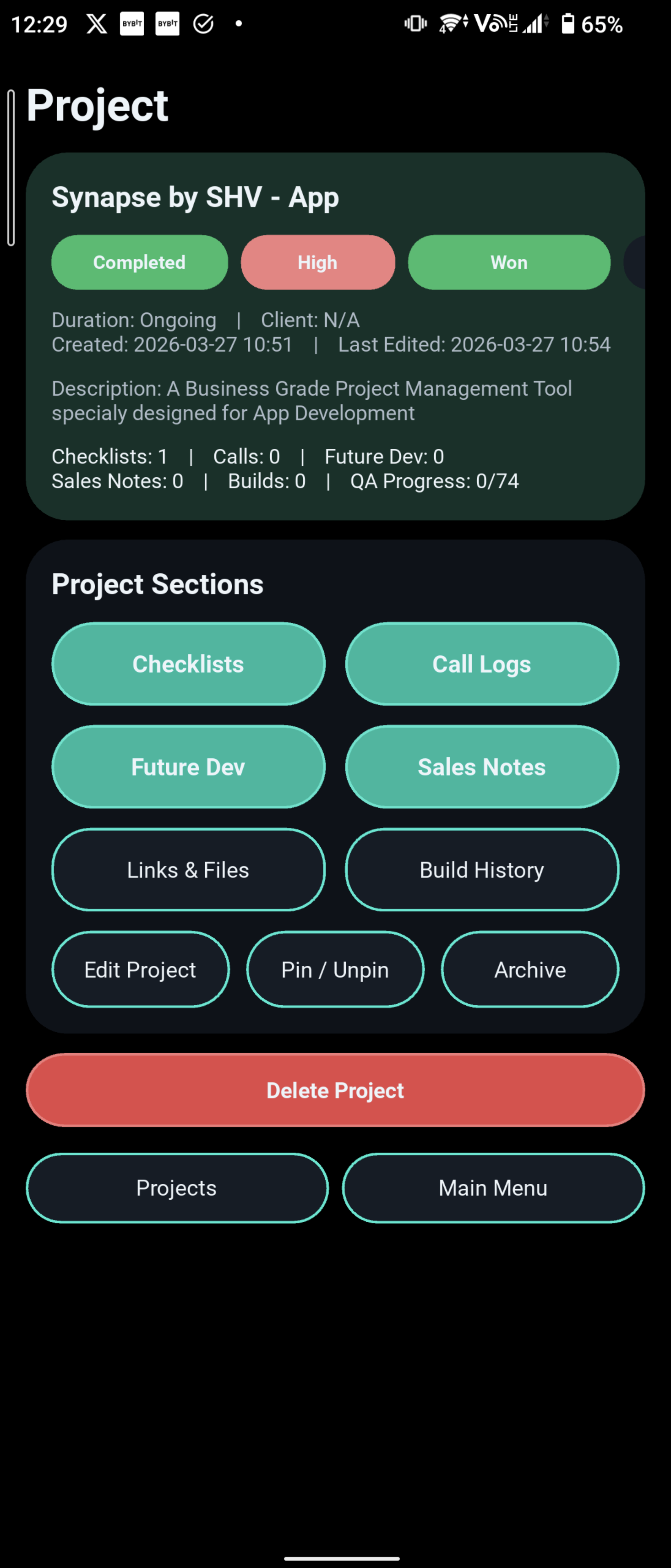 Dashboard View - Leads Pipeline
