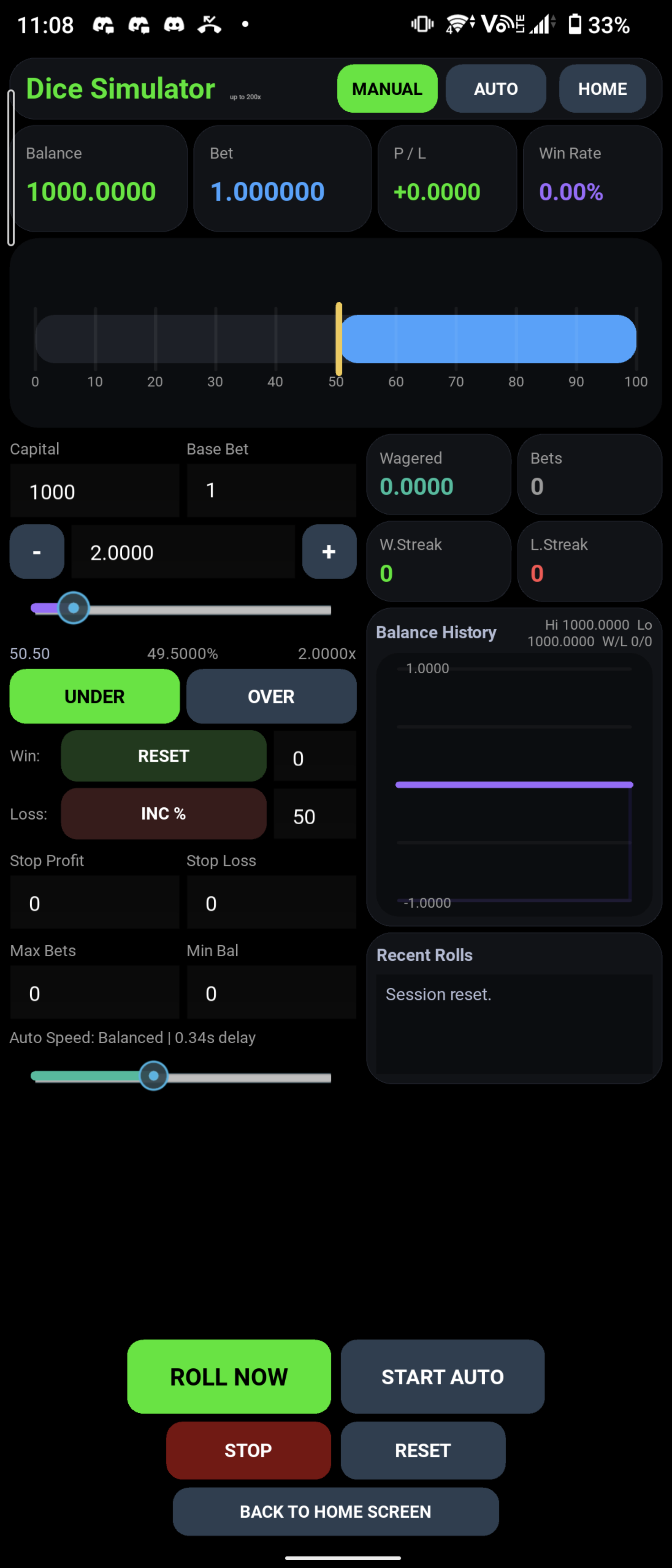 RNG Variance Engine (Dice Simulator V2)