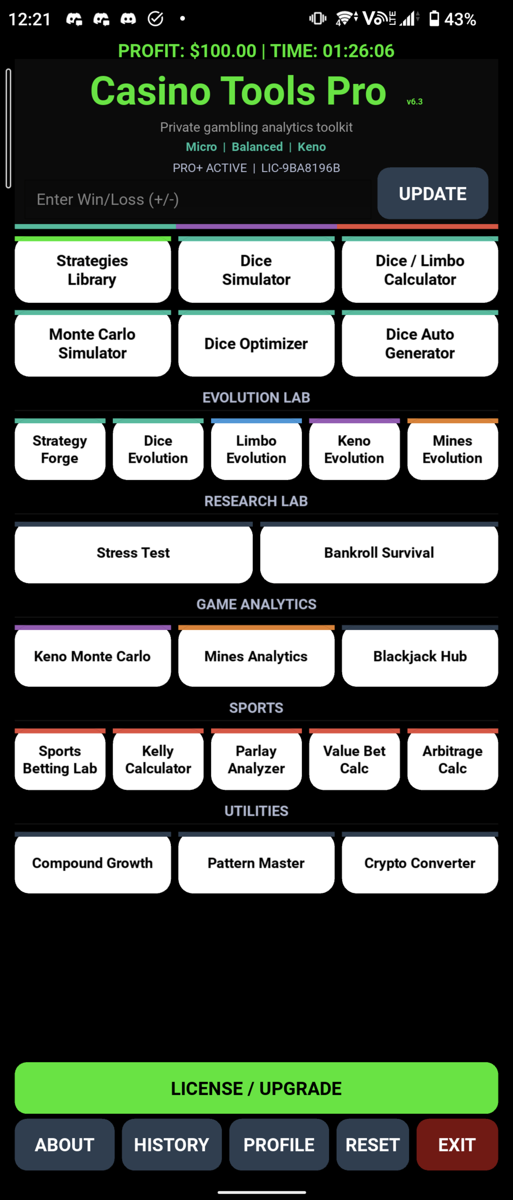 Logic Templates (Strategies Library)